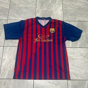 2011–12 FC Barcelona Fàbregas #4 Jersey XL Qatar Foundation UNICEF